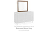 Lyncott Bedroom Mirror | Brown | Ancho: 96.5cm - Alto: 93.3cm - Prof: 3.2cm
