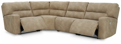 Next-Gen DuraPella 4-Piece Power Reclining Sectional | Sand | Ancho: 1930.4 - Alto: 1041.4 - Prof : 2743.2