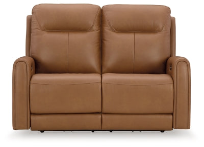 Tryanny Power Reclining Loveseat | Butterscotch | Ancho: 148.3cm - Alto: 109.2cm - Prof: 98.4cm