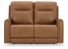 Tryanny Power Reclining Loveseat | Butterscotch | Ancho: 148.3cm - Alto: 109.2cm - Prof: 98.4cm