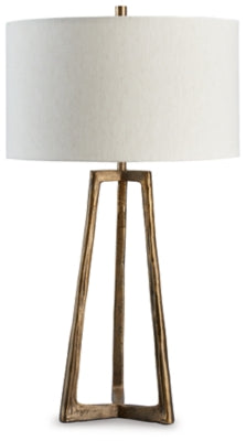 Ryandale Table Lamp | Antique Brass Finish | Ancho: 51.1cm - Alto: 88.3cm - Prof: 51.1cm