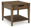 Roanhowe End Table | Brown | Ancho: 61.3cm - Alto: 61.0cm - Prof: 66.0cm
