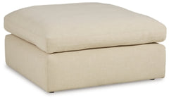 Elyza Oversized Accent Ottoman | Linen | Ancho: 106.7cm - Alto: 50.8cm - Prof: 106.7cm