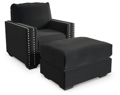 Gleston Chair and Ottoman | Onyx | Ancho: 0.0cm - Alto: 0.0cm - Prof: 0.0cm