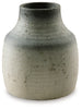 Moorestone Vase | Gray/Black | Ancho: 28.3cm - Alto: 33.7cm - Prof: 28.3cm