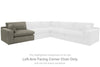 Next-Gen Gaucho Left-Arm Facing Corner Chair | Putty | Ancho: 124.5cm - Alto: 91.4cm - Prof: 106.7cm