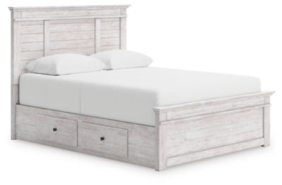 Cama con Paneles Fenderport Queen Americana con Almacenamiento