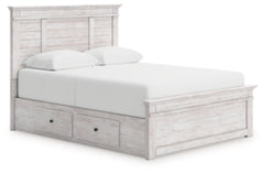 Cama con Paneles Fenderport Queen Americana con Almacenamiento