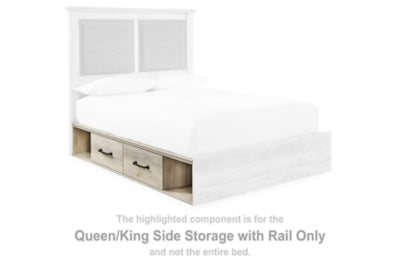 Cambeck Queen Americana/King Americana Side Almacenamiento con Rail