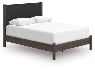 Cama Tapizada Cadmori Queen Americana con Paneles