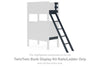 Nextonfort Twin/Twin Bunk Display Kit Rieles/Ladder