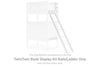 Nextonfort Twin/Twin Bunk Display Kit Rieles/Ladder