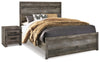 Wynnlow Queen Americana Cama con Paneles y Mesa de Noche