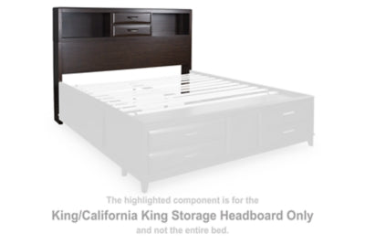 Vanmore King Americana/California King Almacenamiento Cabecero