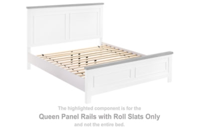 Westconi Queen Rieles con Paneles con Listones Enrollables