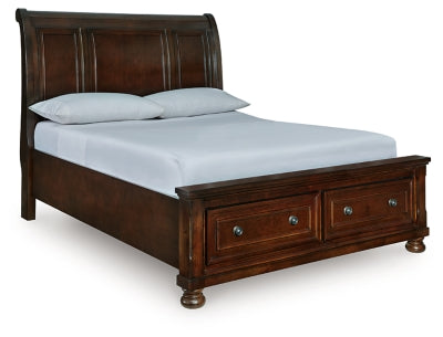 Cama Trineo Porter Queen Americana con Almacenamiento