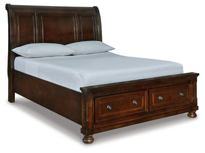 Cama Trineo Porter Queen Americana con Almacenamiento