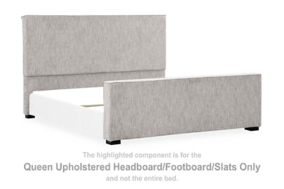 Steenlage Queen Americana Upholstered Cabecero/Piecero/Slats