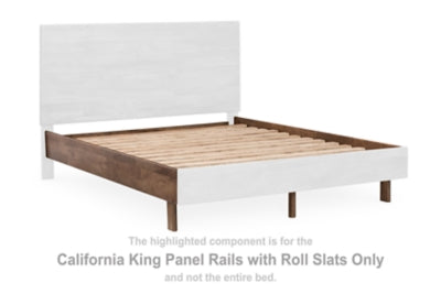 Isanti California King Rieles de Panel con Listones Enrollables