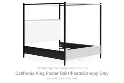 Portdown California King Poster Rieles/Posts/Canopy
