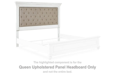 Cabecero con Paneles Kanwyn Queen Americana Upholstered