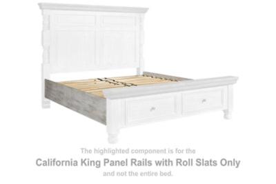 Havalance California King Panel Rieles con Listones Enrollables