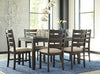Rokane Dining Table y Chairs (Juego de 7)