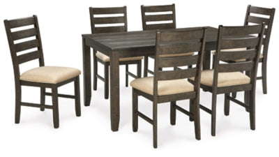 Rokane Dining Table y Chairs (Juego de 7)
