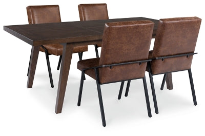 Zumbado Dining Table y 4 Chairs
