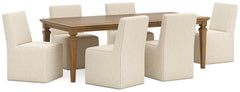 Mylarken Mesa de Comedor y 6 Sillas
