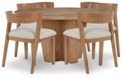 Kristiland Mesa de Comedor y 4 Sillas