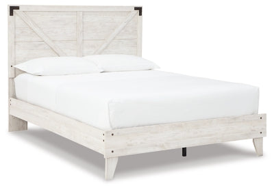 Cama Plataforma Shawburn Queen Americana Crossbuck Panel