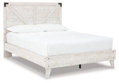 Cama Plataforma Shawburn Queen Americana Crossbuck Panel