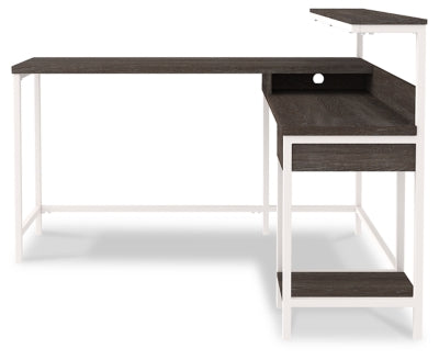 Dorrinson Home Office L-Desk con Almacenamiento