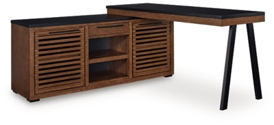 Kallari Credenza con Desk Return