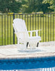 Hyland Wave Outdoor Swivel Glider Silla