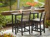 Moondance Outdoor Counter Table y 2 Barstools