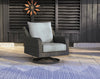 Elite Park Outdoor Swivel Lounge con Cushion