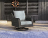 Elite Park Outdoor Swivel Lounge con Cushion