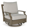 Rainier Ranch Outdoor Swivel Glider Silla con Cushion