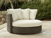 Kimora Outdoor Swivel Lounge Silla con Cushion