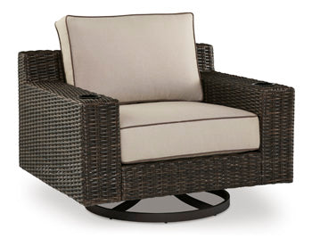 Coastline Bay Outdoor Swivel Lounge con Cushion