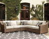 Juego de Muebles de Exterior Beachcroft 3 Piezas