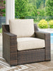 Wellingtons Peak Outdoor Lounge Silla with Cushion