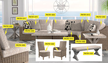 Cojín de Asiento Beachcroft Curve