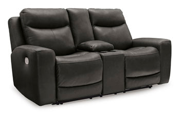 Sofá de Dos Puestos Mindanao Power Reclinable con Consola