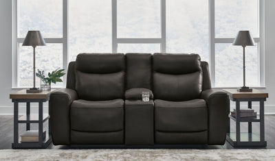 Sofá de Dos Puestos Mindanao Power Reclinable con Consola