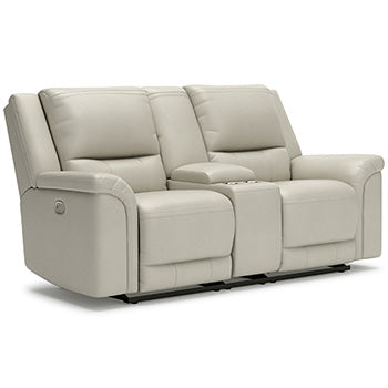 Sofá de Dos Puestos Trasimeno Power Reclinable con Consola