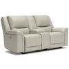 Sofá de Dos Puestos Trasimeno Power Reclinable con Consola