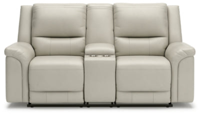 Sofá de Dos Puestos Trasimeno Power Reclinable con Consola